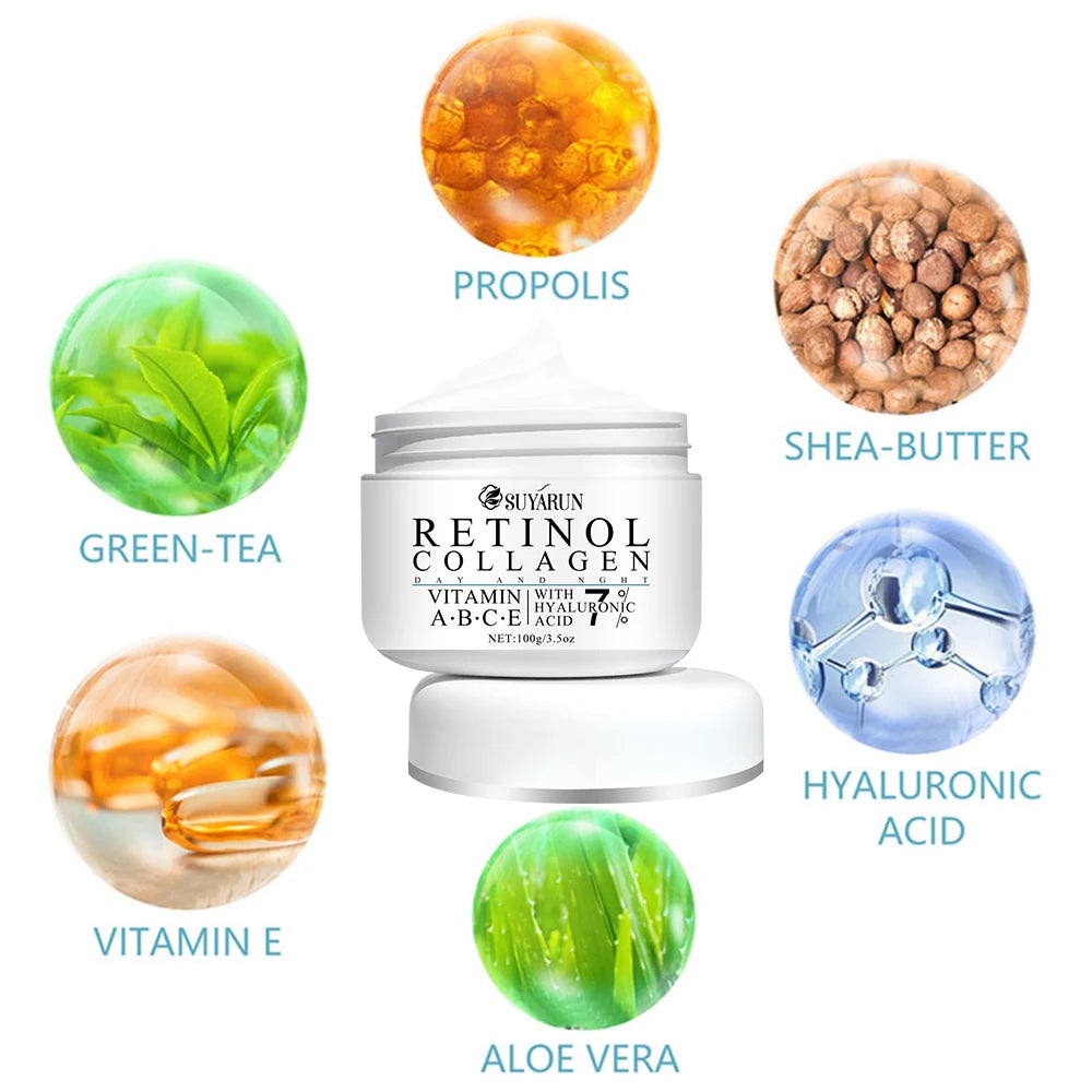 Retinol Collagen Cream with Vitamin E & Shea Butter