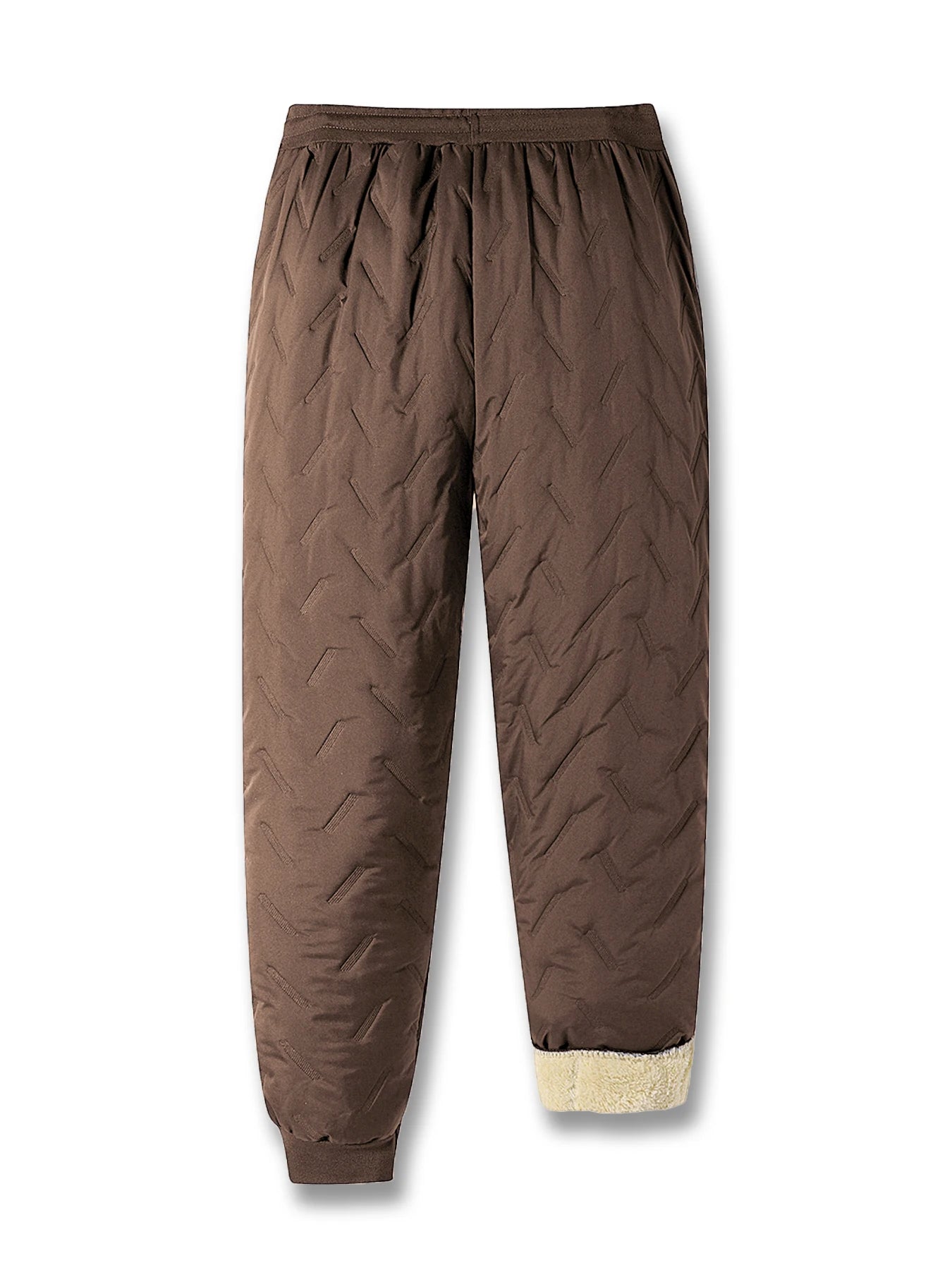 Men's Winter Fleece Sweatpants – Warm Thermal Joggers with Zipper Pockets