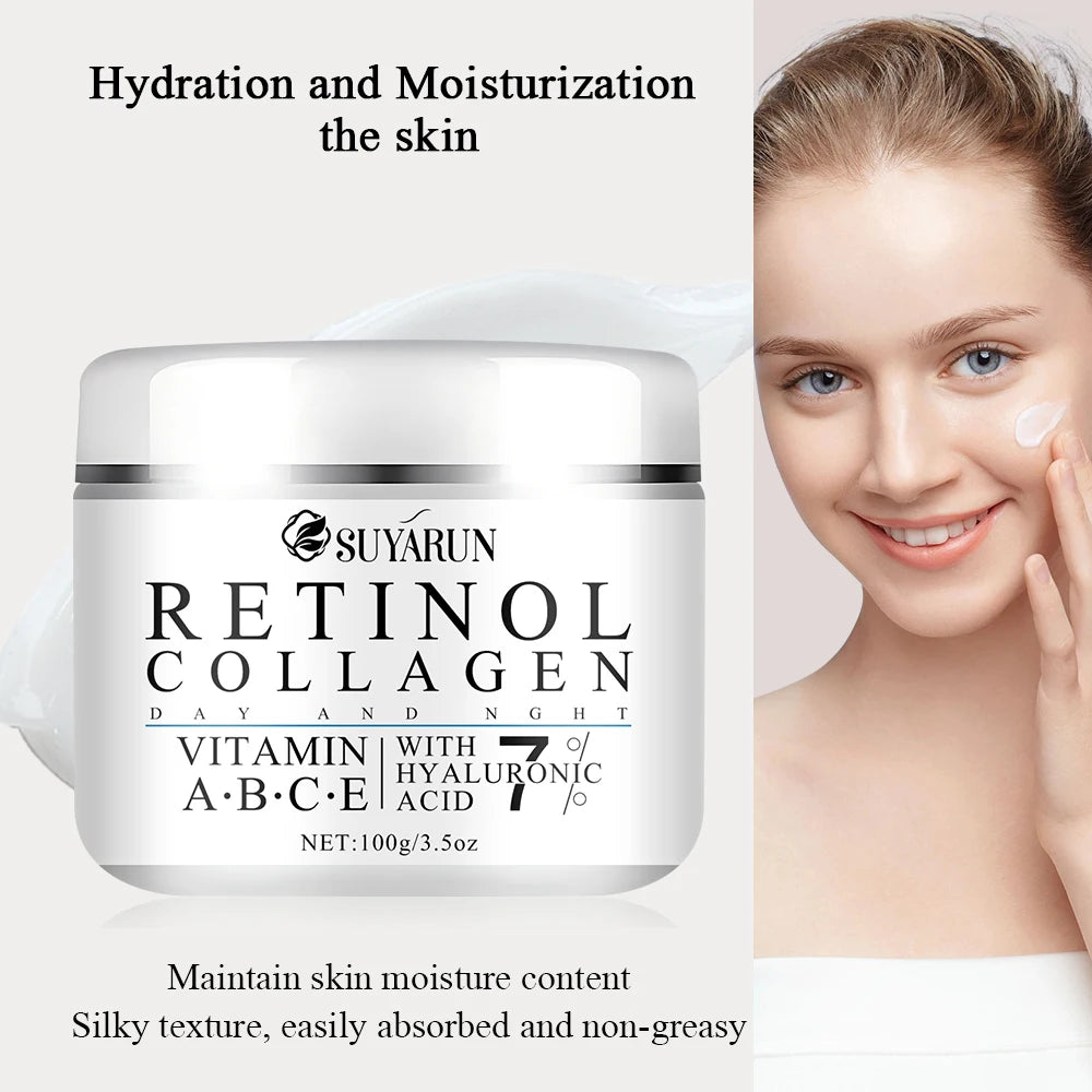 Retinol Collagen Cream with Vitamin E & Shea Butter
