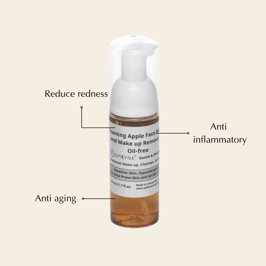 Gentle Foaming Facial Cleanser – Aloe, Apple & Ashwagandha for All Skin Types
