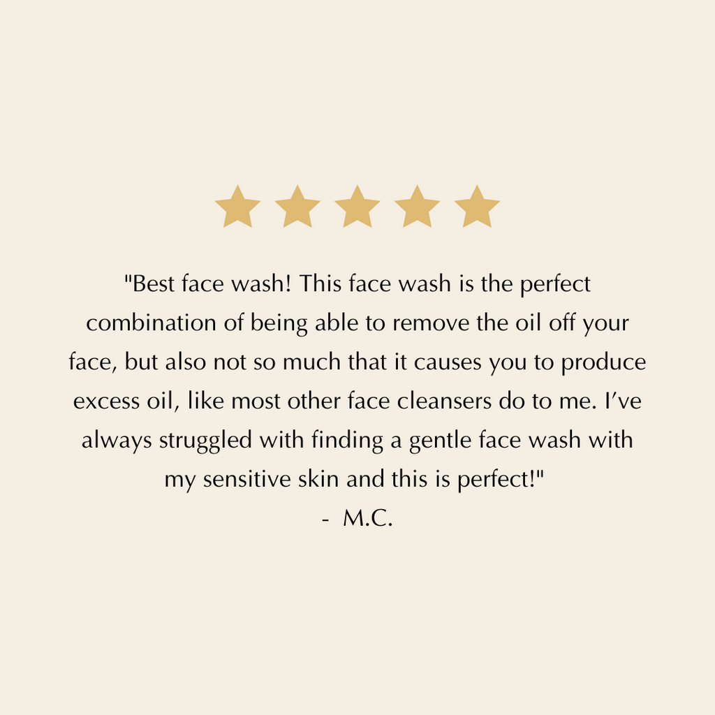 Gentle Foaming Facial Cleanser – Aloe, Apple & Ashwagandha for All Skin Types